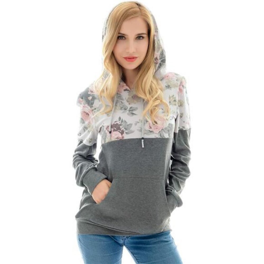 Bearsland Women's Maternity Breastfeeding Sweater Hoodie Nursing Sweatshirt
